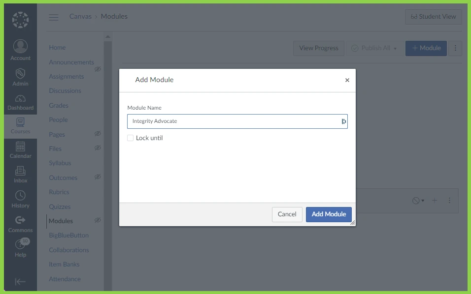 Integrity Advocate Widget in Courses_03