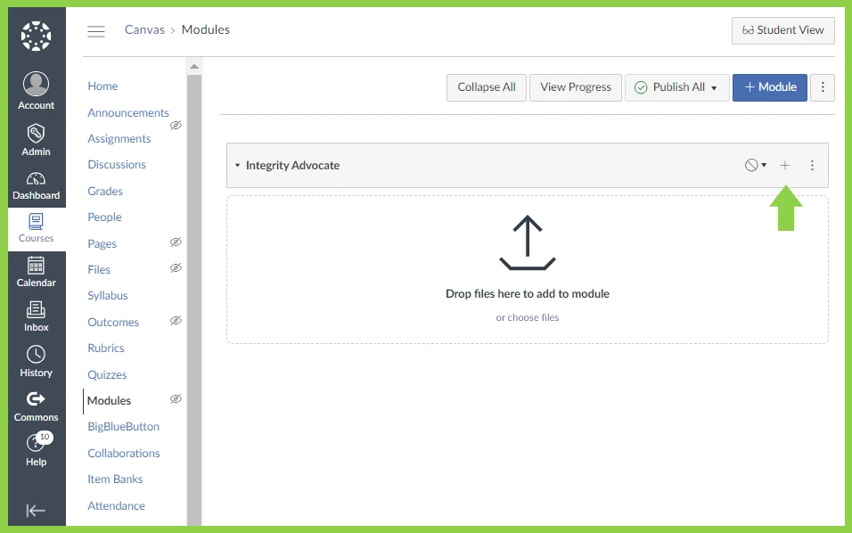 Integrity Advocate Widget in Courses_04